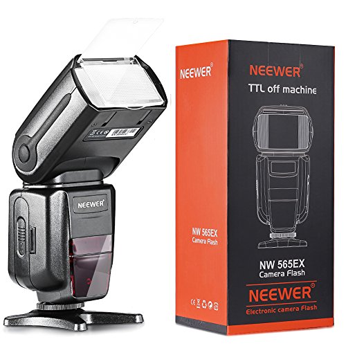 Neewer NW565EX i-TTL Flash Esclavo Speedlite para Nikon D7200 D7100 D7000 D5500 D5300 D5200 D5100 D5000 D3300 D3200 D3100 D3000 D700 D600 D500 D90 D80 D70 D60 D50 y otros Nikon DSLR Cámaras