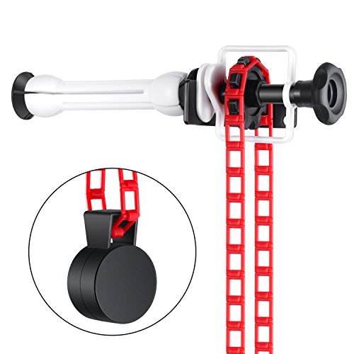 Neewer® - Sistema de soporte para fondo de fotografía de operación manual y para montar en pared - 1 solo rodillo - Incluye 2 ganchos individuales, 2 barras de expansión, 1 cadena y 8 tornillos de sujeción Neewer® - Sistema de soporte para fondo de fotografía de operación manual y para montar en pared - 1 solo rodillo - Incluye 2 ganchos individuales, 2 barras de expansión, 1 cadena y 8 tornillos de sujeción