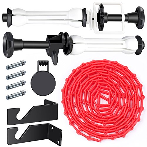 Neewer® - Sistema de soporte para fondo de fotografía de operación manual y para montar en pared - 1 solo rodillo - Incluye 2 ganchos individuales, 2 barras de expansión, 1 cadena y 8 tornillos de sujeción Neewer® - Sistema de soporte para fondo de fotografía de operación manual y para montar en pared - 1 solo rodillo - Incluye 2 ganchos individuales, 2 barras de expansión, 1 cadena y 8 tornillos de sujeción