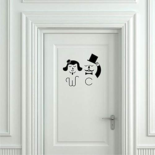 Negro inglés creativo DIY pegatinas de pared pegatinas de baño decoración del hogar papel tapiz 42 * 49 cm Negro inglés creativo DIY pegatinas de pared pegatinas de baño decoración del hogar papel tapiz 42 * 49 cm