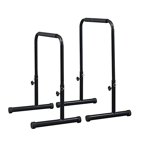 NEHARO Barras Paralelas Heavy Duty Dip Soporte Ajustable Cuerpo de Prensa Barra Barra del Ejercicio de Entrenamiento de Ecualizador for Calistenia Empuja hacia Arriba el Soporte Parallette