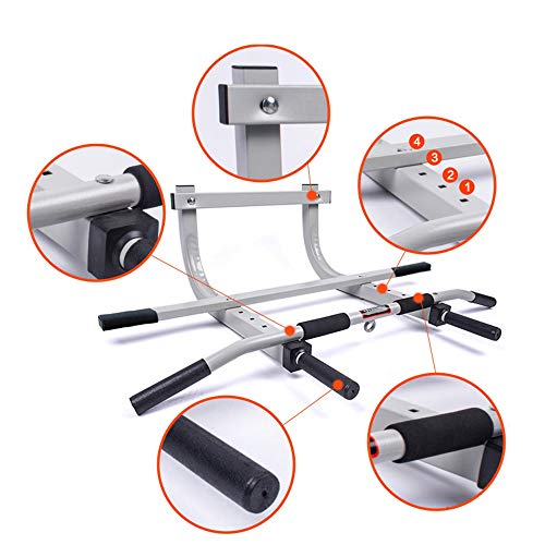 NEHARO Barras Paralelas Pull-up Marco de la Puerta Bar for de Interior casero del Entrenamiento Empuja hacia Arriba el Soporte Parallette (Color : B1, Size : As Shown) NEHARO Barras Paralelas Pull-up Marco de la Puerta Bar for de Interior casero del Entrenamiento Empuja hacia Arriba el Soporte Parallette (Color : B1, Size : As Shown)