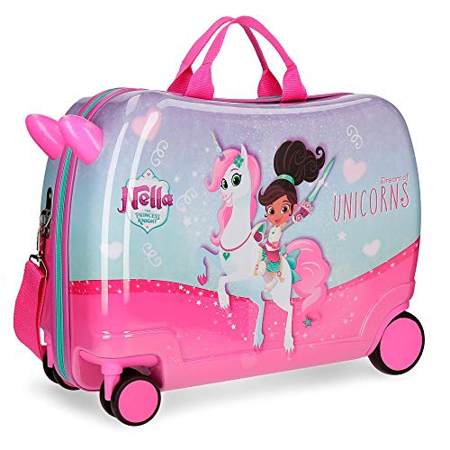 Nella Dreams of Unicorns Maleta Infantil Multicolor 50x38x20 cms Rígida ABS Cierre combinación 34L 2,3Kgs 4 Ruedas Equipaje de Mano