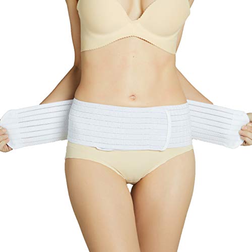 NEOtech Care - Accesorio 3 en 1, Faja de Maternidad, Faja posparto y cinturón pélvico - Material Transpirable - Beige - L