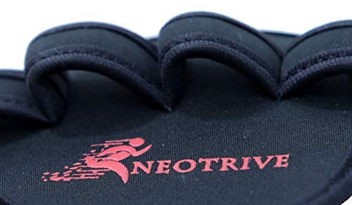Neotrive - Manoplas musculación Crossfit Grip Pads Fitness Crossfit - Manoplas de levantamiento de pesas, barra de tracción, hombres y mujeres
