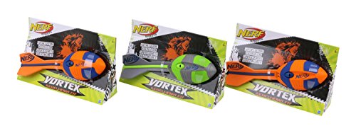 Nerf Vortex Aero Aero Howler - Balón de fútbol, Unisex, 2 Naranjas, 1 Verde, 32 cm