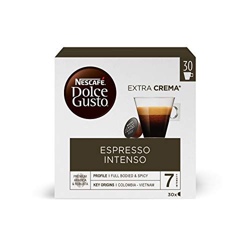 Nescafé DOLCE GUSTO Magnum ESPRESSO INTENSO - Cápsulas de Café 3 x 30 - 90 Cápsulas