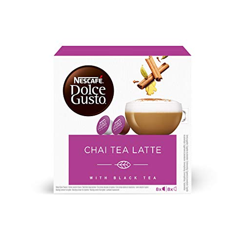 Nescafé DOLCE GUSTO té CHAI TEA LATTE - Pack de 3 x 16 cápsulas - Total: 48 Cápsulas té