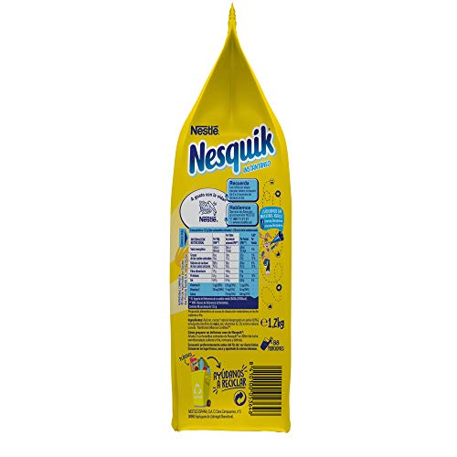 Nestlé NESQUIK Cacao Soluble Instantáneo - Bolsa de cacao soluble 1,2kg Nestlé NESQUIK Cacao Soluble Instantáneo - Bolsa de cacao soluble 1,2kg