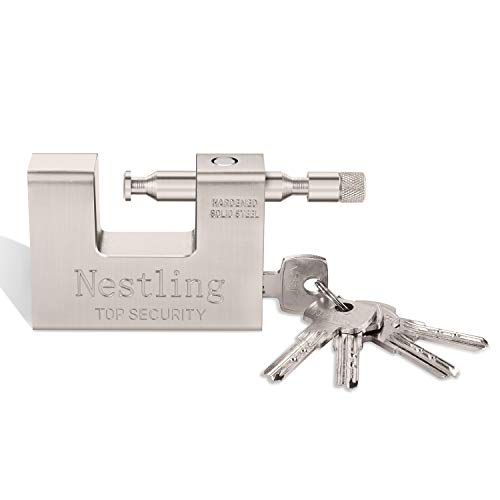 Nestling 5 Llaves 1.1 KG Rectangular Súper Resistente 20 '40' Contenedor Garaje Garaje Persiana Cadena Candado 94 mm Trabajo Pesado Alta Seguridad Nestling 5 Llaves 1.1 KG Rectangular Súper Resistente 20 '40' Contenedor Garaje Garaje Persiana Cadena Candado 94 mm Trabajo Pesado Alta Seguridad