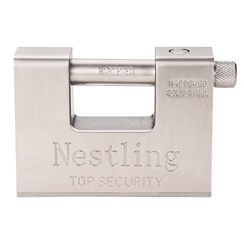 Nestling 5 Llaves 1.1 KG Rectangular Súper Resistente 20 '40' Contenedor Garaje Garaje Persiana Cadena Candado 94 mm Trabajo Pesado Alta Seguridad Nestling 5 Llaves 1.1 KG Rectangular Súper Resistente 20 '40' Contenedor Garaje Garaje Persiana Cadena Candado 94 mm Trabajo Pesado Alta Seguridad