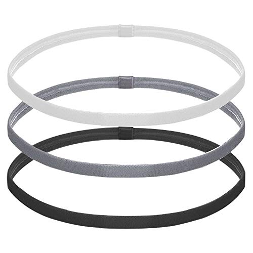 NETUME 3 PCS Diadema Deportiva para Mujeres y Hombres, Elásticas Delgadas Cintas de Pelo Deportivas, Antideslizantes Diademas Deportivas de Silicona