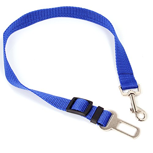 Neuftech Ajustable Arnés Cinturones de Seguridad Perros de Mascotas para Coche - Azul Neuftech Ajustable Arnés Cinturones de Seguridad Perros de Mascotas para Coche - Azul