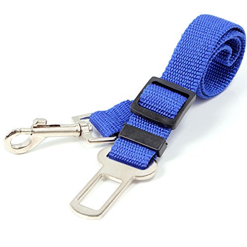 Neuftech Ajustable Arnés Cinturones de Seguridad Perros de Mascotas para Coche - Azul Neuftech Ajustable Arnés Cinturones de Seguridad Perros de Mascotas para Coche - Azul