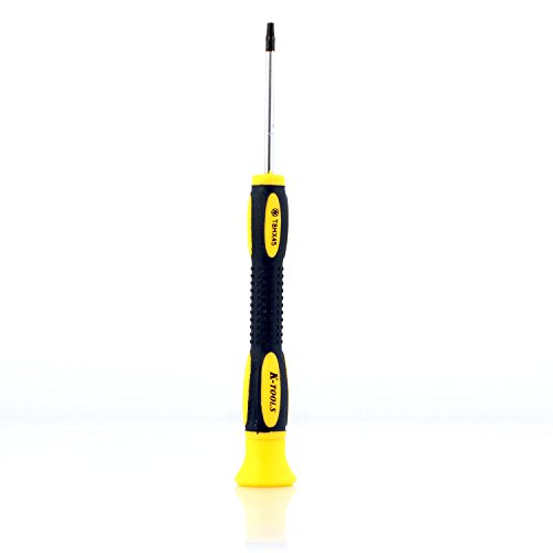 Neuftech - Torx T8 Herramienta de reparación de Destornillador Screwdriver para Xbox 360 Juegos Controlador Wired e inalámbrico - Negro con Amarillo