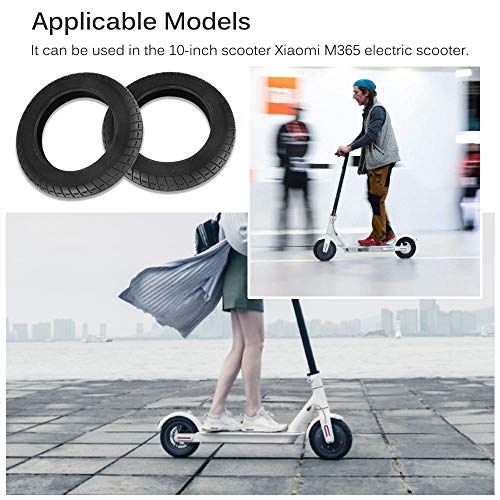 Neumático 10 Pulgadas Xiaomi, Houkiper Ruedas de Repuesto para Scooter eléctrico con desmontadora de neumáticos para Scooter de 10 Pulgadas para Scooter eléctrico Xiaomi M365