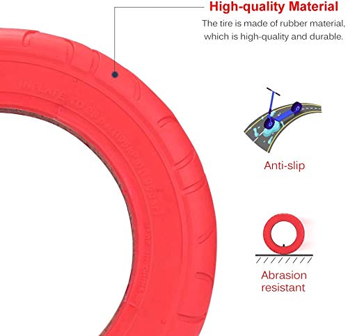 Neumático 10 Pulgadas Xiaomi, Ruedas de Repuesto para Scooter eléctrico con desmontadora de neumáticos para Scooter+ Con palanca