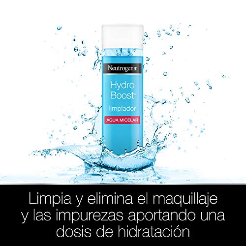 Neutrogena Hydro Boost Limpiador Agua Micelar Hidratante, 200 ml