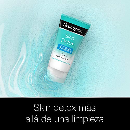 Neutrogena Skin Detox Gel Exfoliante Refrescante con Ácido Glicólico, Todo Tipo de Piel, 150 ml