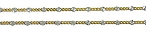 Never Say Never Cadena de Oro Amarillo y Oro Blanco de 18K de 45cm de Largo con Cierre reasa. Never Say Never Cadena de Oro Amarillo y Oro Blanco de 18K de 45cm de Largo con Cierre reasa.