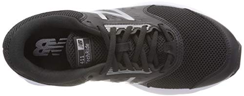 New Balance 411, Zapatillas de Running para Mujer, Negro (Black/White), 41 EU