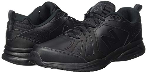 New Balance 624v5, Zapatillas Deportivas para Interior para Hombre, Negro (Black/Black Ab5), 42.5 EU X Wide