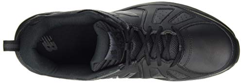 New Balance 624v5, Zapatillas Deportivas para Interior para Hombre, Negro (Black/Black Ab5), 42.5 EU X Wide