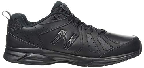 New Balance 624v5, Zapatillas Deportivas para Interior para Hombre, Negro (Black/Black Ab5), 42.5 EU X Wide