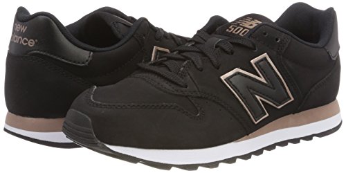 New Balance Gw500v1, Zapatillas de Deporte para Mujer, Negro (Black/Rose Gold Br Black), 37.5 EU