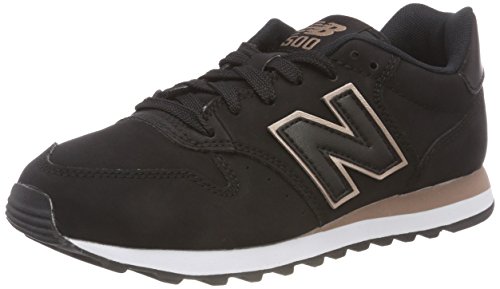 New Balance Gw500v1, Zapatillas de Deporte para Mujer, Negro (Black/Rose Gold Br Black), 37.5 EU