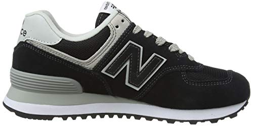 New Balance Mujer 574v2 Core, Zapatillas Negro (Black), 37 EU