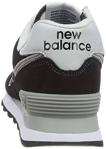 New Balance Mujer 574v2 Core, Zapatillas Negro (Black), 40.5 EU