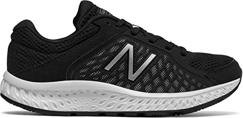 New Balance Tenis de correr para mujer 420 V4, negro (Negro/Plateado), 38 EU