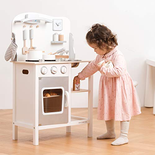 New Classic Toys Toys-11053 Kitchenette-Bon Appetit-White/Silver, Color Blanco (11053) New Classic Toys Toys-11053 Kitchenette-Bon Appetit-White/Silver, Color Blanco (11053)