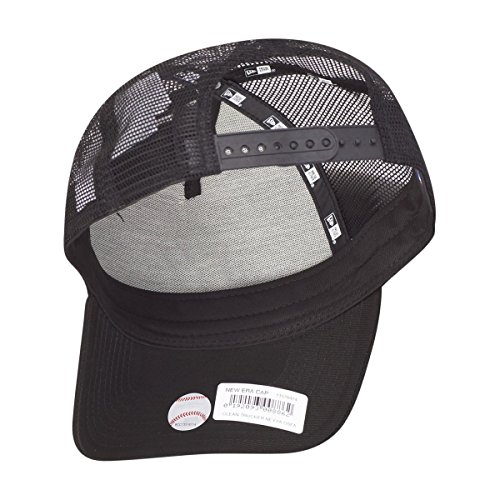 New Era ERA Clean Trucker Gorra, Unisex Adulto, Negro, Talla Única