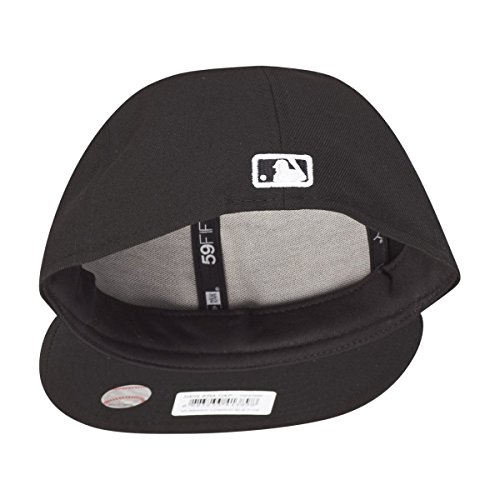New Era MLB Basic LA Dodgers 59Fifty Fitted - Gorra para hombre, color negro, talla 7, fitted - 55.8 cm