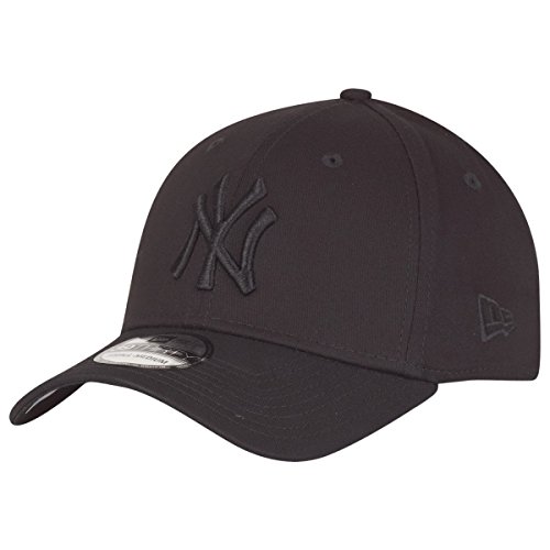 New Era NY Yankees 39 Thirty - Gorra para hombre, color negro (black/ black), talla L/XL New Era NY Yankees 39 Thirty - Gorra para hombre, color negro (black/ black), talla L/XL