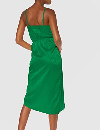 New Look Satin Cowl Vestido de Fiesta, Verde (Bright Green 30), 36 (Talla del Fabricante: 8) para Mujer