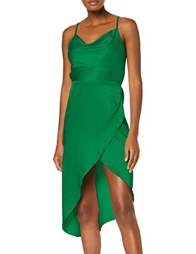 New Look Satin Cowl Vestido de Fiesta, Verde (Bright Green 30), 36 (Talla del Fabricante: 8) para Mujer New Look Satin Cowl Vestido de Fiesta, Verde (Bright Green 30), 36 (Talla del Fabricante: 8) para Mujer