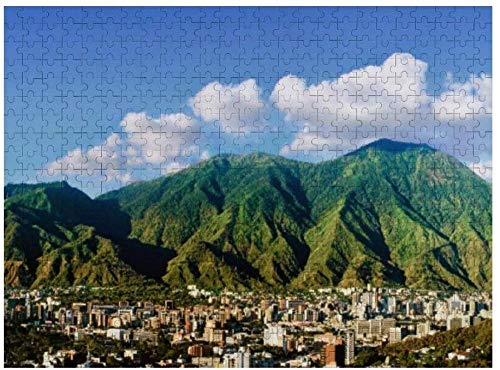 New WCLRJT Wide Panoramic View of Avila Puzzle 1000 Pieces Wooden Adult Jigsaw Puzzle Color Abstract Painting Puzzle for Children Educational Toy Gift