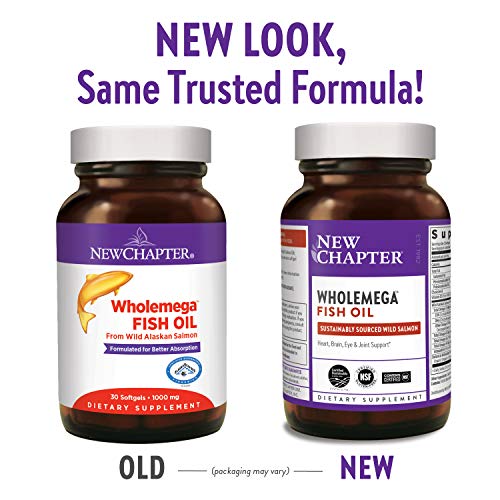 Newchapter 1000 mg Wholemega cápsulas blandas de aceite de pescado entero, paquete de 120 cápsulas blandas Newchapter 1000 mg Wholemega cápsulas blandas de aceite de pescado entero, paquete de 120 cápsulas blandas