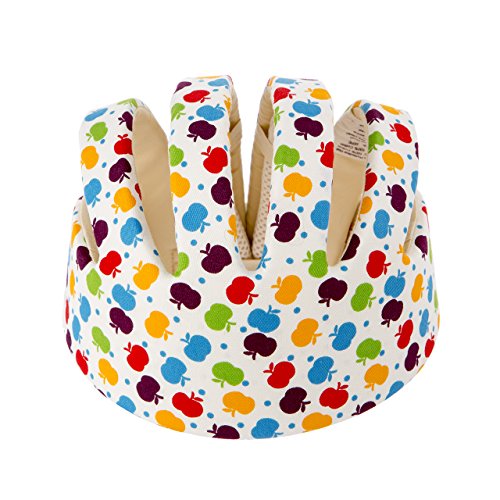 Newcomdigi Casco de Seguridad para Bebé Niño Infantil Gorra Antigolpes Sombrero para Proteger Cabeza Aprender Gatear Andar Caminar Correr Jugar Bicicleta con Ajustable Arnés de Protección Colorido