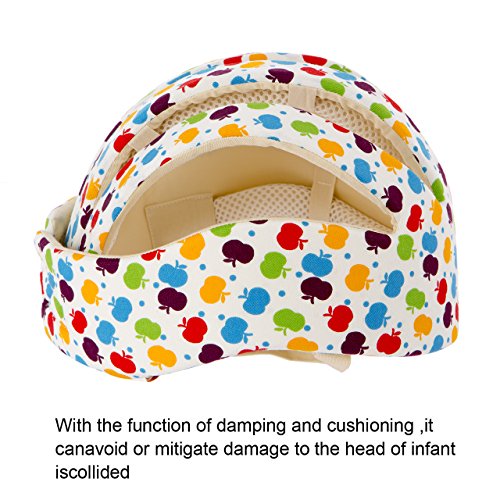 Newcomdigi Casco de Seguridad para Bebé Niño Infantil Gorra Antigolpes Sombrero para Proteger Cabeza Aprender Gatear Andar Caminar Correr Jugar Bicicleta con Ajustable Arnés de Protección Colorido Newcomdigi Casco de Seguridad para Bebé Niño Infantil Gorra Antigolpes Sombrero para Proteger Cabeza Aprender Gatear Andar Caminar Correr Jugar Bicicleta con Ajustable Arnés de Protección Colorido