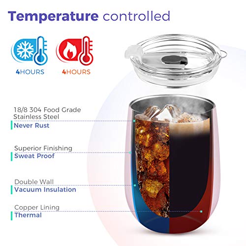Newdora Termo Cafe 360ml, Taza térmica de Viaje de Acero Inoxidable con 1 un Cepillo de Limpieza, Tazas Cafe Reutilizable para Niños & Adultos, Oficina, Deporte, Acampada, Gimnasio (Rosado) Newdora Termo Cafe 360ml, Taza térmica de Viaje de Acero Inoxidable con 1 un Cepillo de Limpieza, Tazas Cafe Reutilizable para Niños & Adultos, Oficina, Deporte, Acampada, Gimnasio (Rosado)