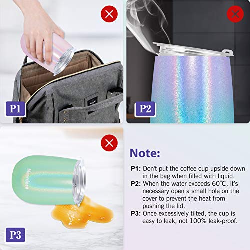 Newdora Termo Cafe 360ml, Taza térmica de Viaje de Acero Inoxidable con 1 un Cepillo de Limpieza, Tazas Cafe Reutilizable para Niños & Adultos, Oficina, Deporte, Acampada, Gimnasio (Rosado) Newdora Termo Cafe 360ml, Taza térmica de Viaje de Acero Inoxidable con 1 un Cepillo de Limpieza, Tazas Cafe Reutilizable para Niños & Adultos, Oficina, Deporte, Acampada, Gimnasio (Rosado)