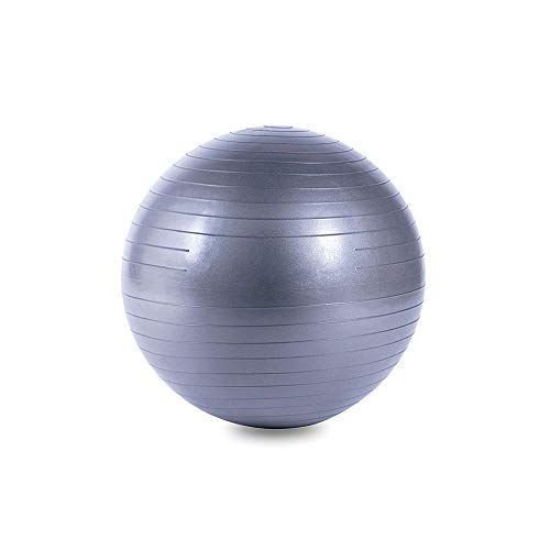 NEWPOWER - Pelota de Ejercicio Fitball 55cm, Anti-pinchazos y Antideslizante. Fabricada en PVC. Ideal como Pelota de Yoga Resistente para Equilibrio y Entrenamiento. Balón de Gimnasio Fácil de Hinchar