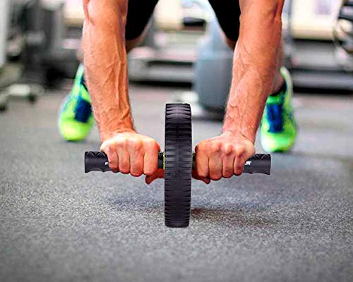 NEWPOWER - Rueda Abdominal Fitness 4 en 1, Compacta y Estable, con Resistentes Soportes de TPR. Fortalece y Tonifica Abdominales y Evita Dolores de Espalda. AB Wheel Roller Apto para Todos los Niveles NEWPOWER - Rueda Abdominal Fitness 4 en 1, Compacta y Estable, con Resistentes Soportes de TPR. Fortalece y Tonifica Abdominales y Evita Dolores de Espalda. AB Wheel Roller Apto para Todos los Niveles