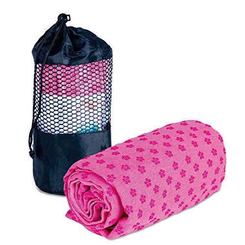 NEWPOWER - Toalla Yoga Antideslizante (183cm x 63cm), de Secado Rápido, Sensible a la Piel y Absorbente. Toalla Microfibra Ideal para Ashtanga, Bikram, Yoga, Pilates y Fitness. Apta para Lavadoras NEWPOWER - Toalla Yoga Antideslizante (183cm x 63cm), de Secado Rápido, Sensible a la Piel y Absorbente. Toalla Microfibra Ideal para Ashtanga, Bikram, Yoga, Pilates y Fitness. Apta para Lavadoras