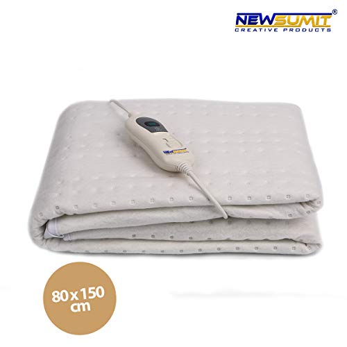 NEWSUMIT- Manta Electrica Calienta Camas - Calentador Mesa De Masajes-80x150cm rec para colchones 90-100x200cm-60W,3 niveles de temp-apagado automático a los 3horas-apagado sobrecalentamiento. NEWSUMIT- Manta Electrica Calienta Camas - Calentador Mesa De Masajes-80x150cm rec para colchones 90-100x200cm-60W,3 niveles de temp-apagado automático a los 3horas-apagado sobrecalentamiento.