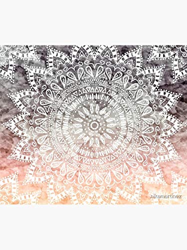 NHSY Tapiz de pared con diseño de mandala para colgar en la pared, colcha, manta de picnic, manta de pared, decoración de pared, estilo bohemio, 230 cm x 150 cm